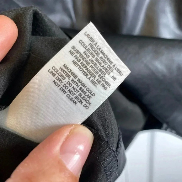 Dynamite - Black pleather mini skirt - XSmall - Picture 5 of 5